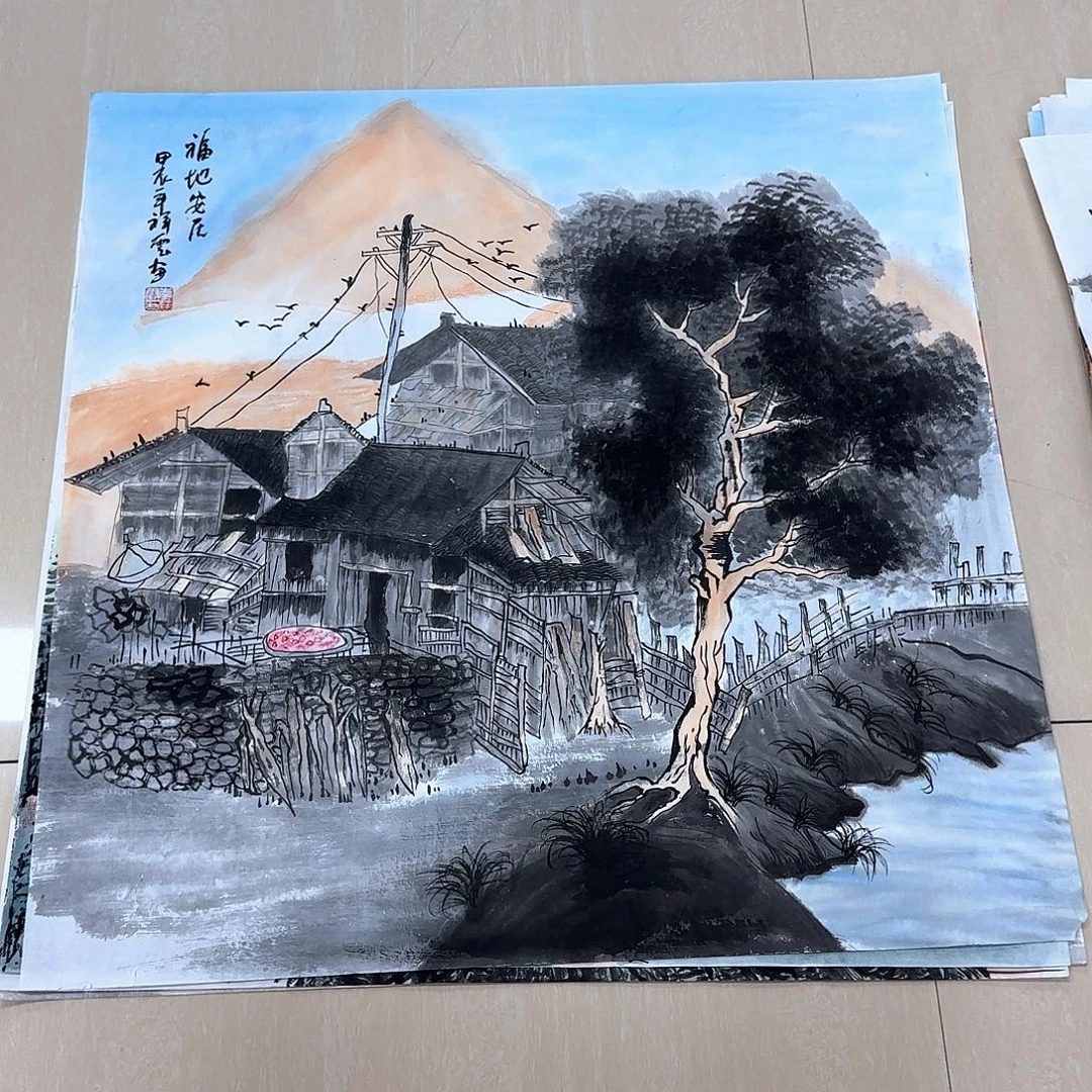 国画国画作品展。。