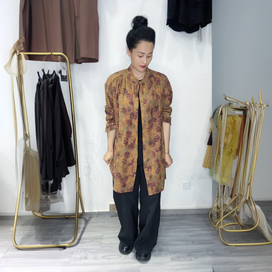 图片同款新款外套中长款