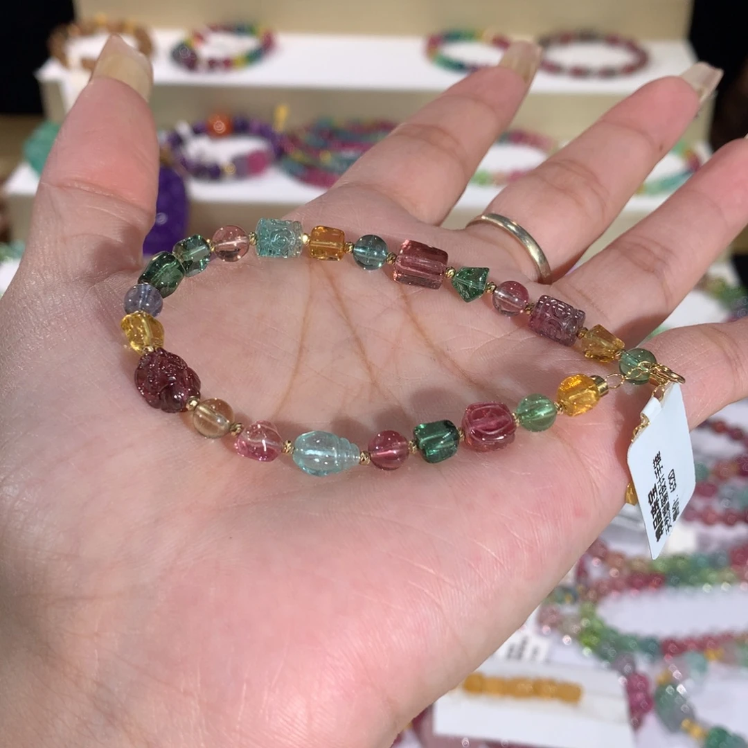 碧玺手串手链未镶嵌