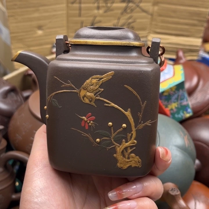 良***方茶壶紫砂紫砂壶的造型