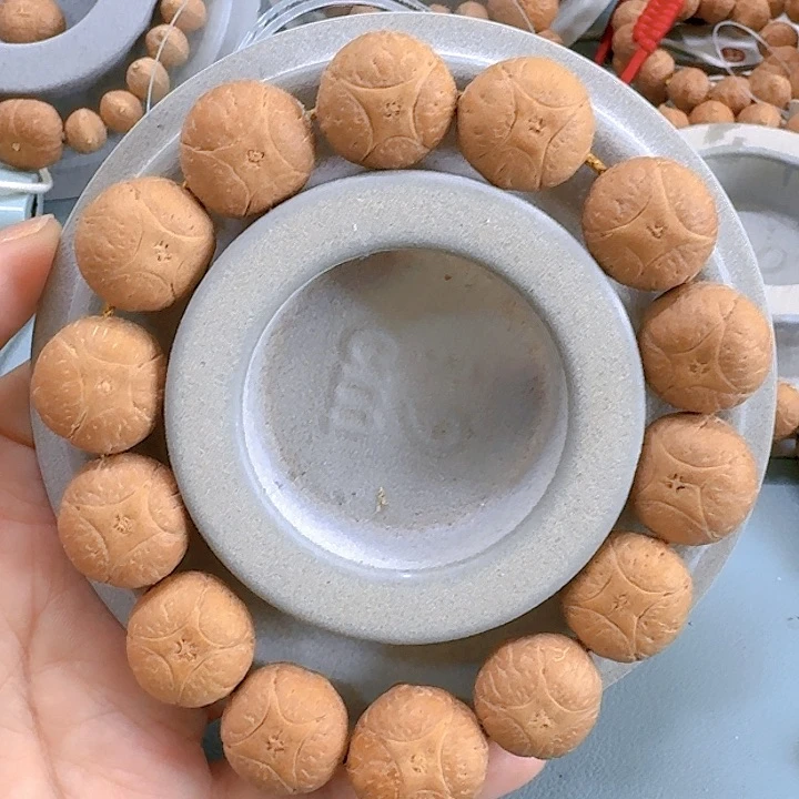 凤眼菩提手串17mm左右麒麟85@7542