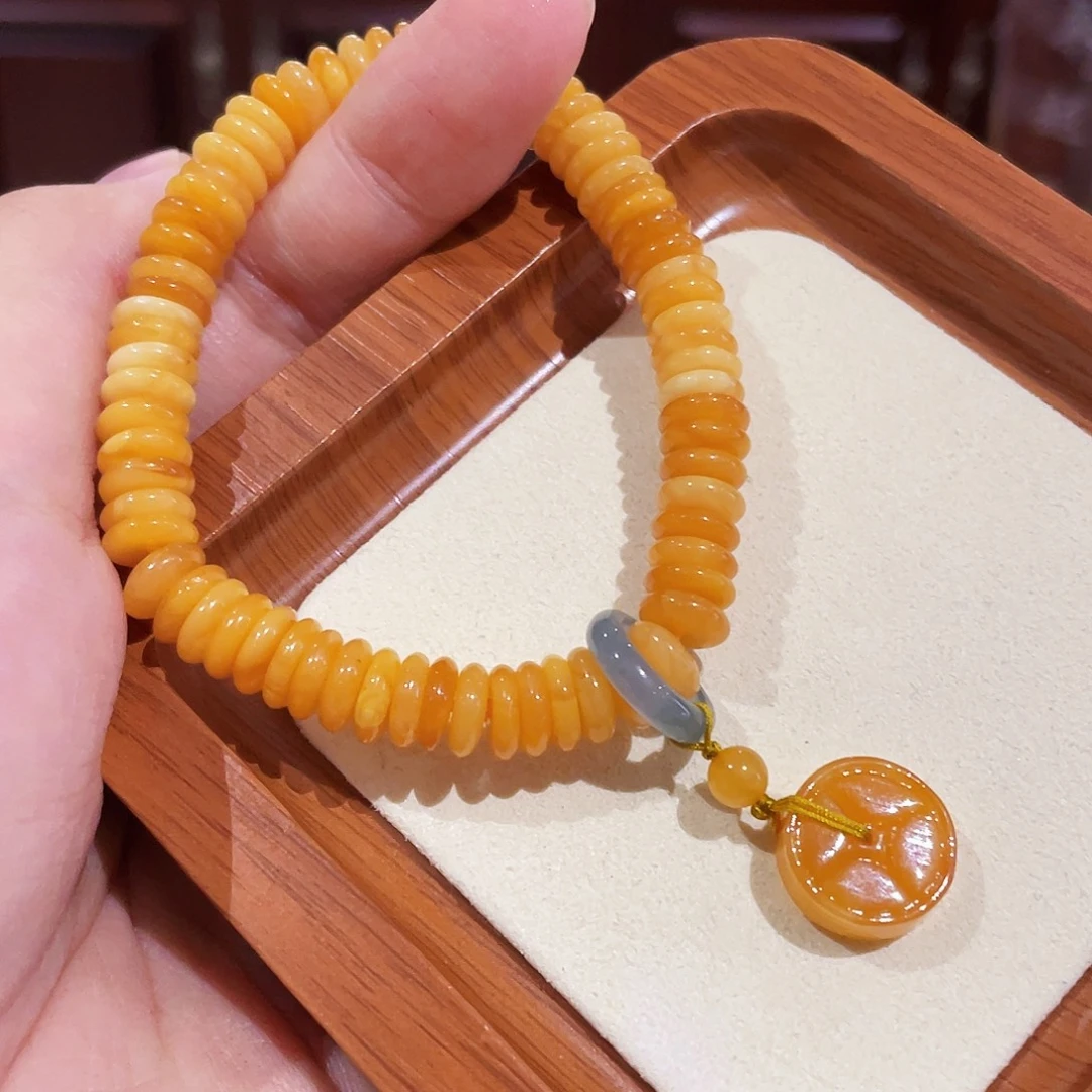 蜜蜡未镶嵌手链手串