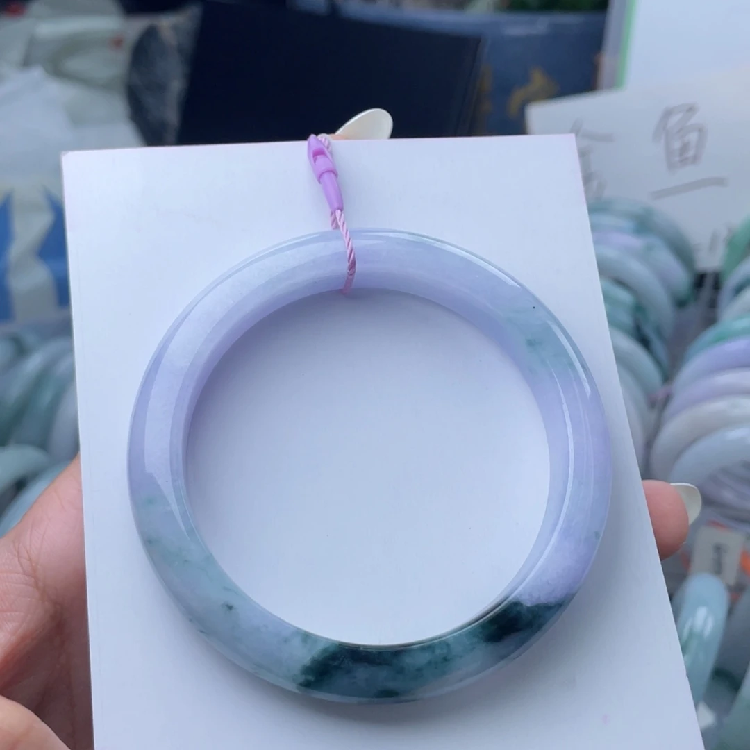翡翠未镶嵌手镯58圈