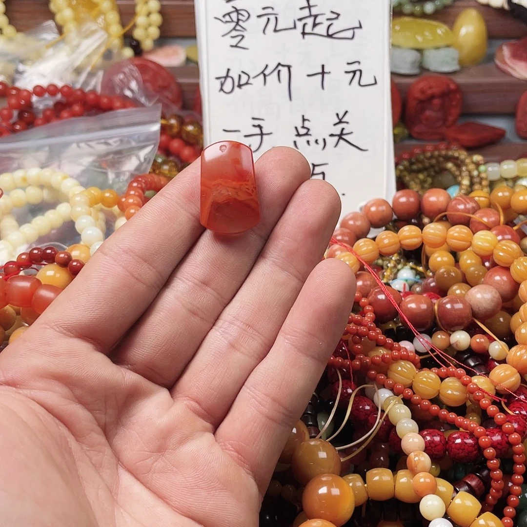 煜***淇玛瑙/玉髓未镶嵌手链54810