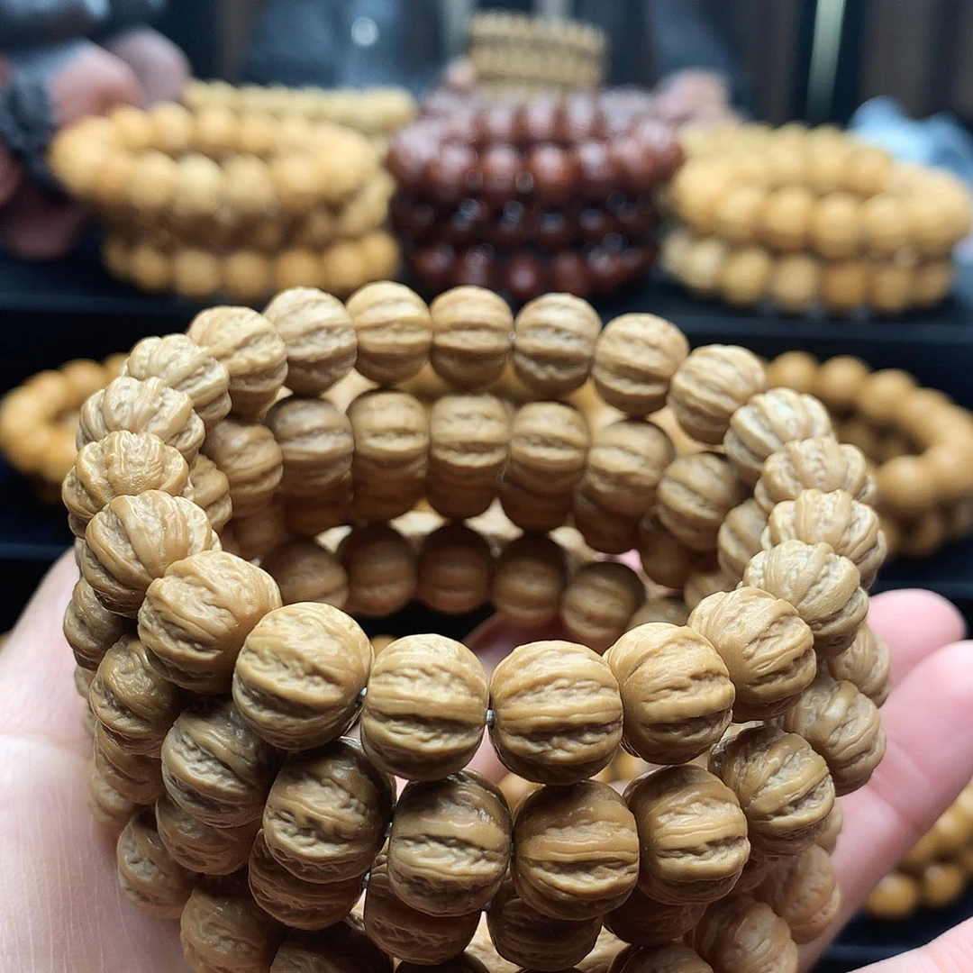 猴头核桃手串小纽扣八棱全品