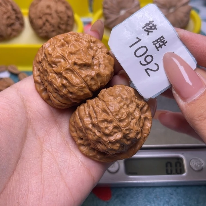 梧***海文玩核桃把件南瓜墩43.1092