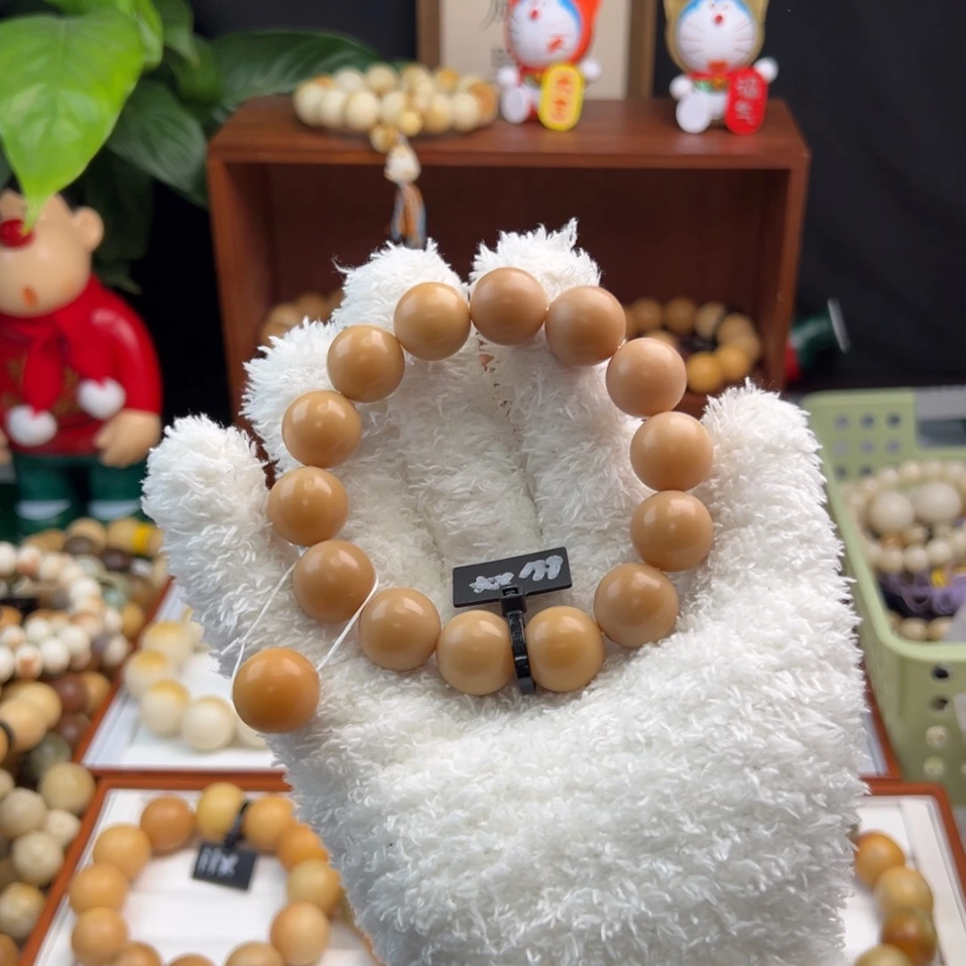 菩提根/象牙果手串大瑕干磨卡17不退不换