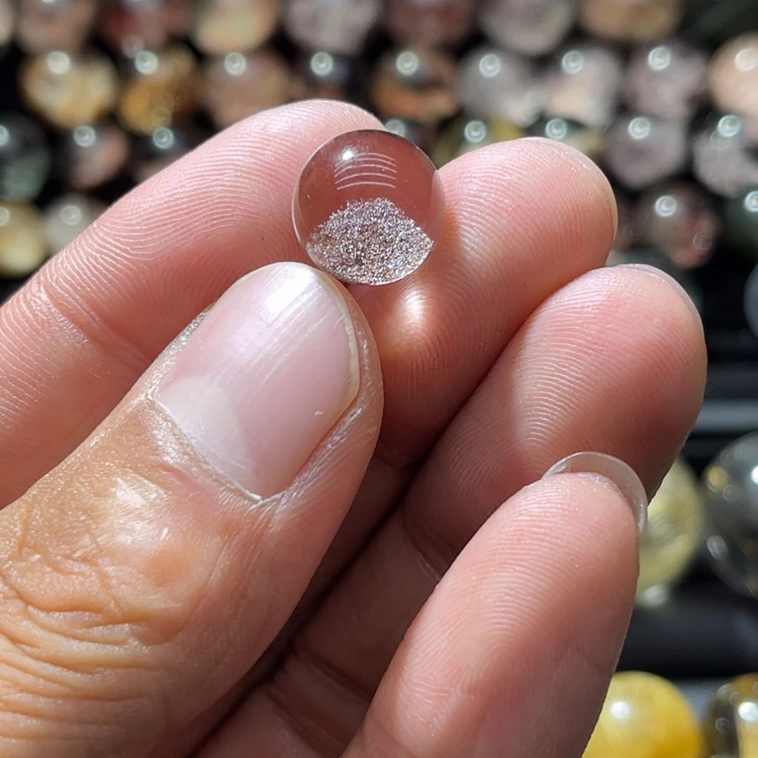 幽灵单珠未镶嵌水晶12.1mm