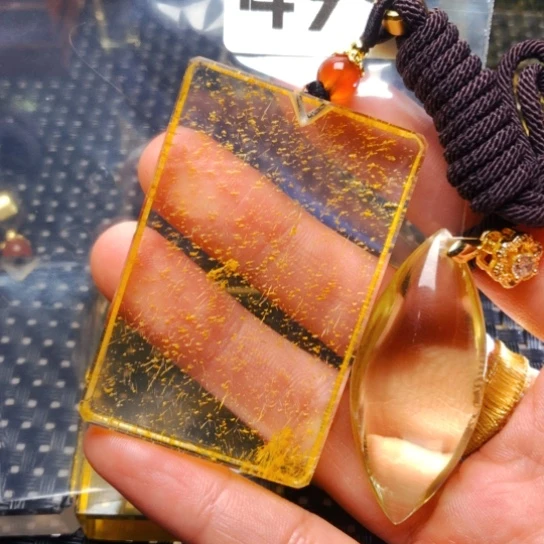 未镶嵌颈饰水晶羽*吊坠