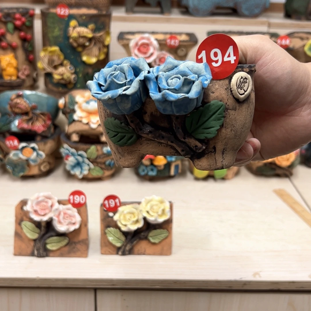 花盆紫砂194号内口10×7外高7