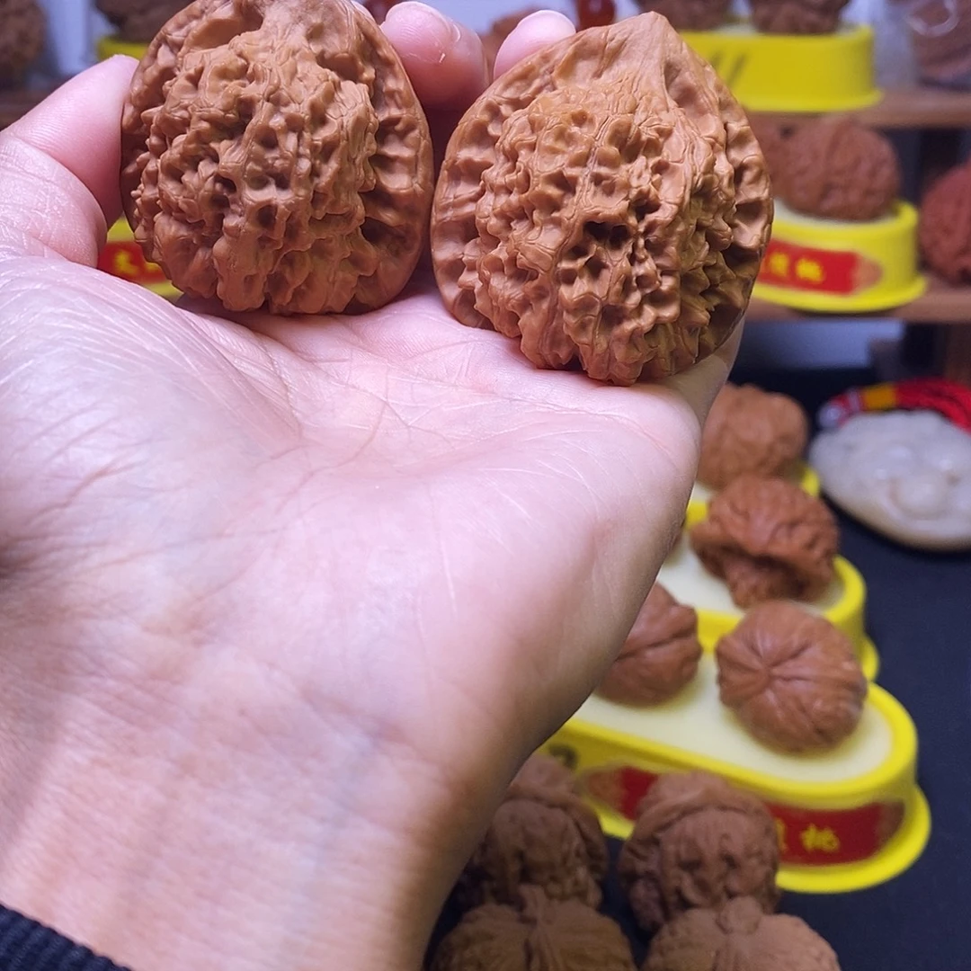 文玩核桃把件全品大官帽