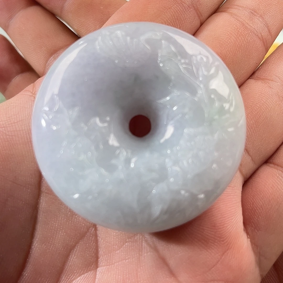 颈饰未镶嵌翡翠花开富贵