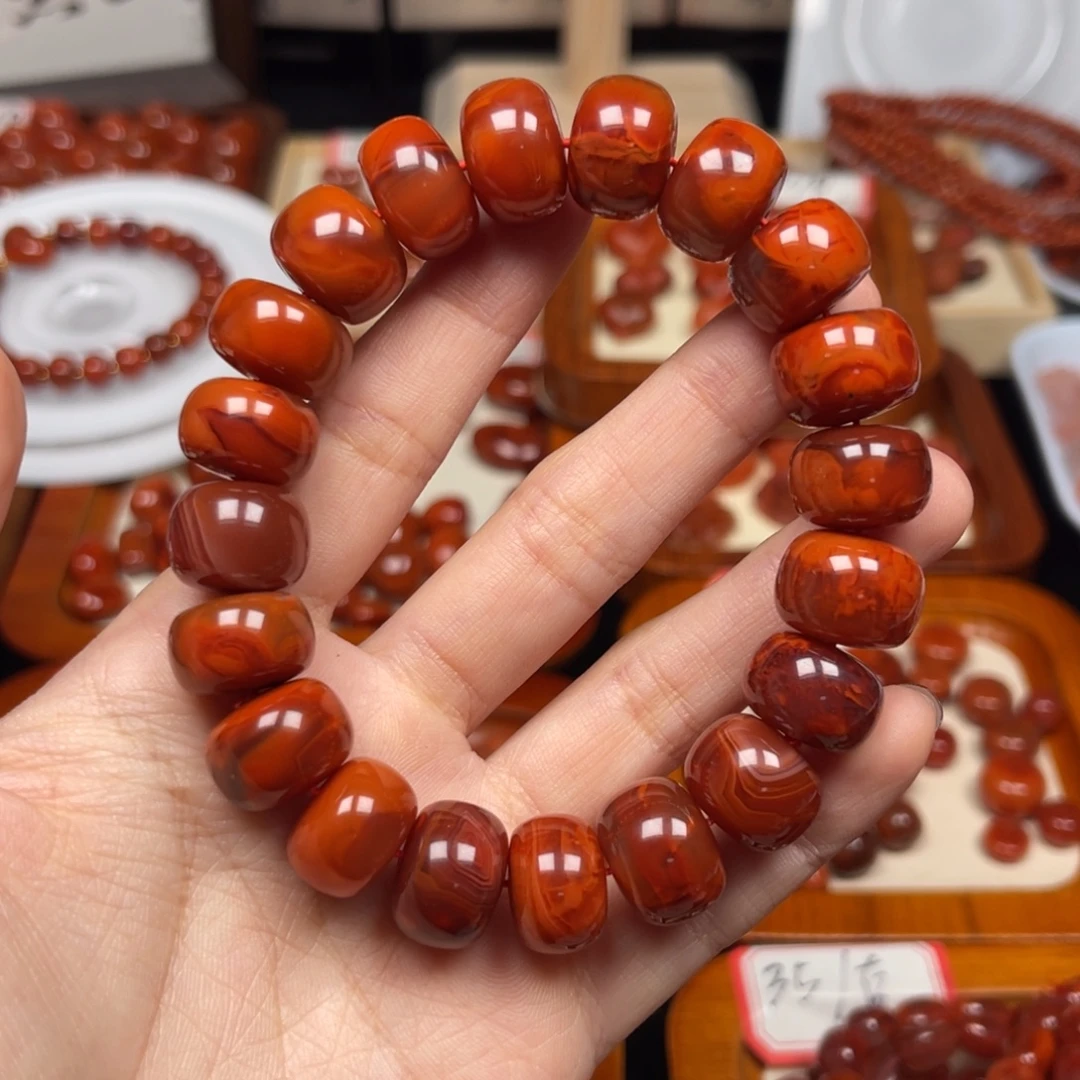南红玛瑙未镶嵌手串