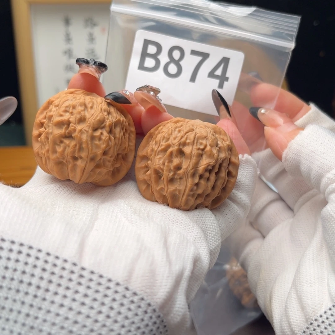 文玩核桃把件40黄松峪b874