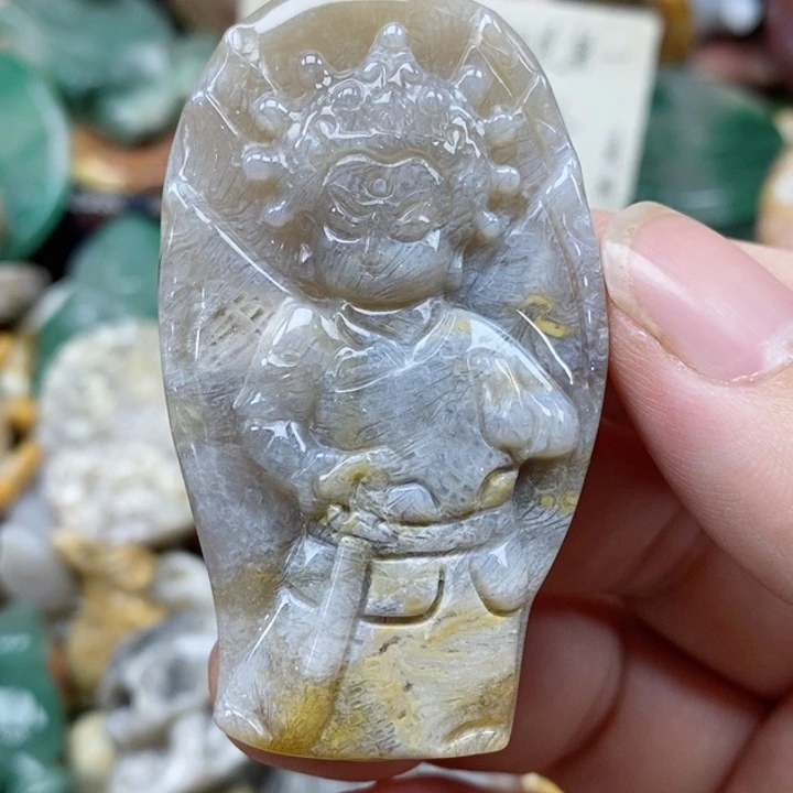 硅化珊瑚（珊瑚玉）未镶嵌颈饰