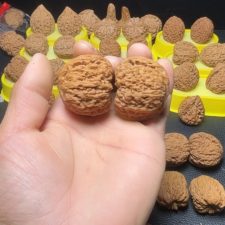 把件文玩核桃酒杯凹底窝头南疆43尺6