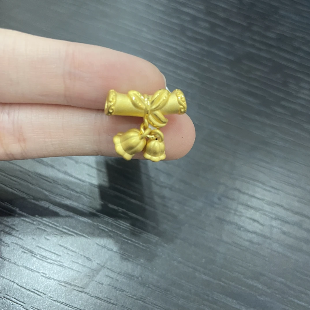 【莹莹专享】足金999投资金 竹节两世欢 1.83  GP 纳金添福