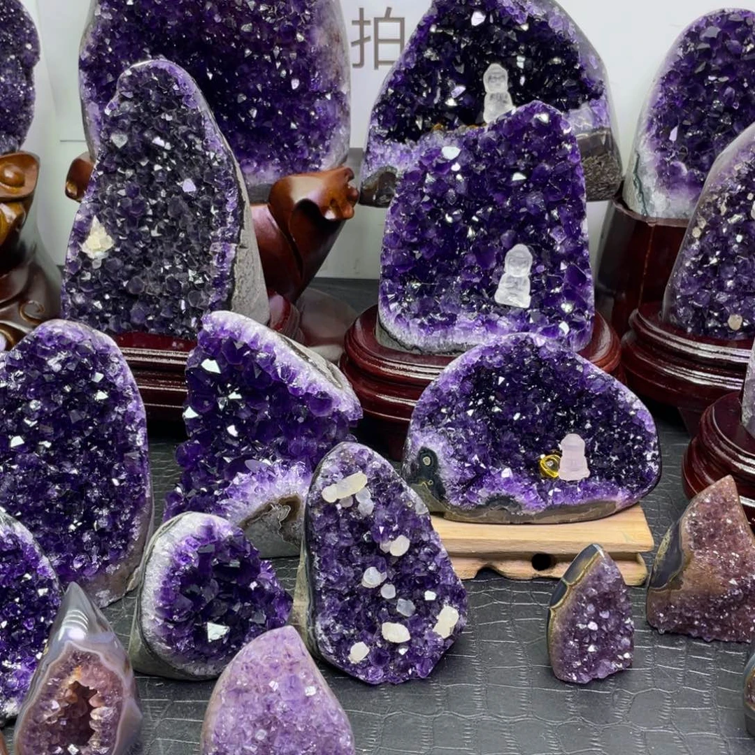 未镶嵌紫晶大型摆件（非配饰）