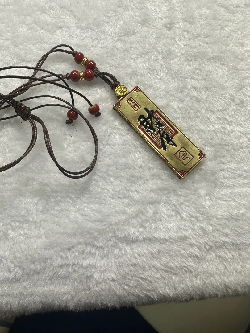 财库陶瓷项链【红珠】