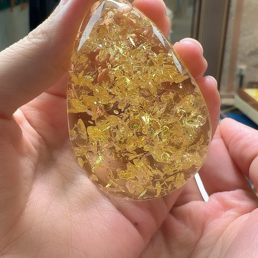 琥珀未镶嵌颈饰吊坠