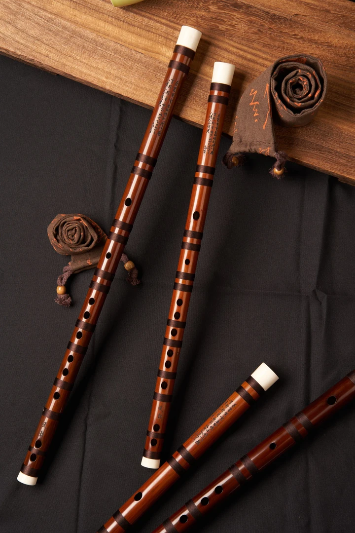 【瓷韵】专业演奏竹笛初学者入门苦竹F调古风横笛乐器