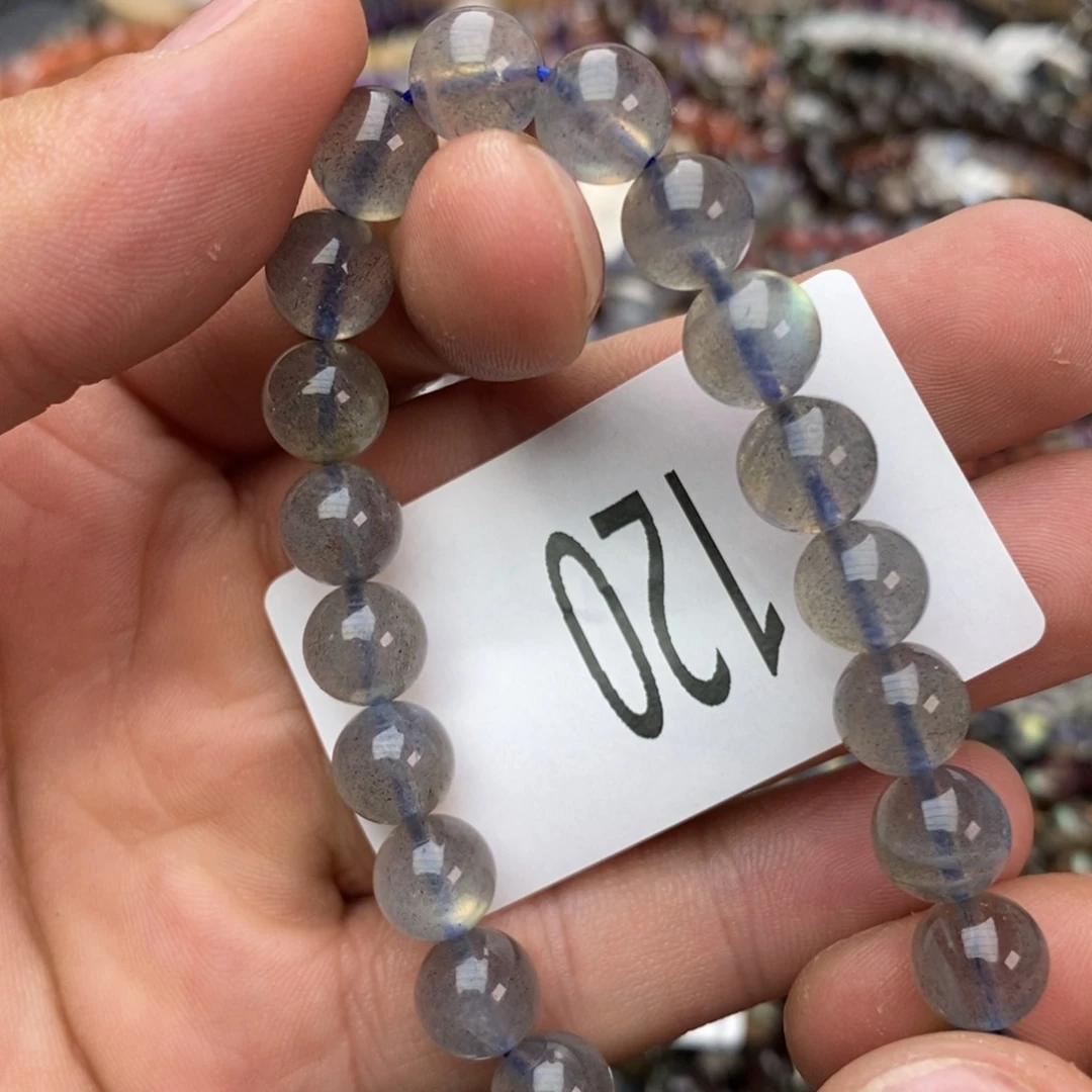 拉长石手链未镶嵌手链