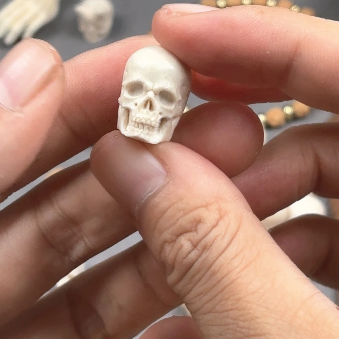 吊坠鹿骨经典骷髅一个13.5mm