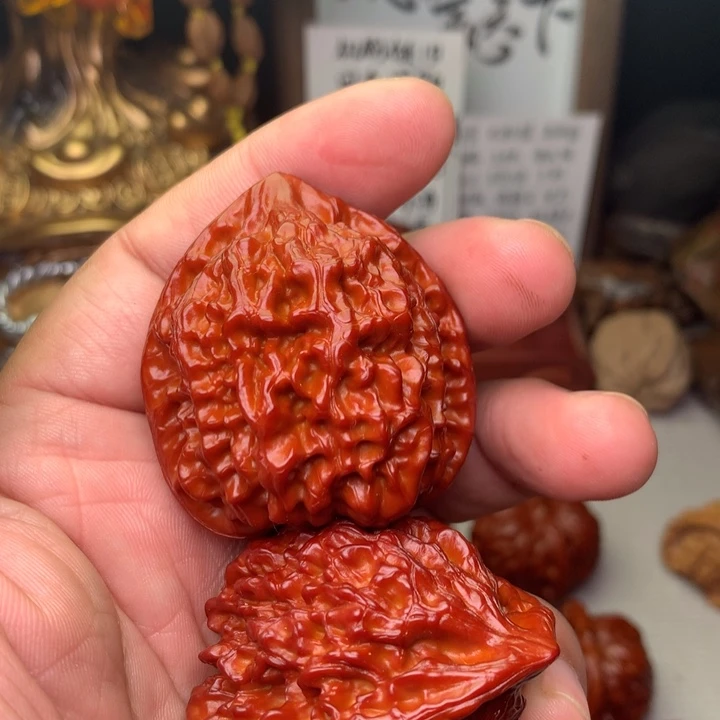 文玩核桃把件官帽