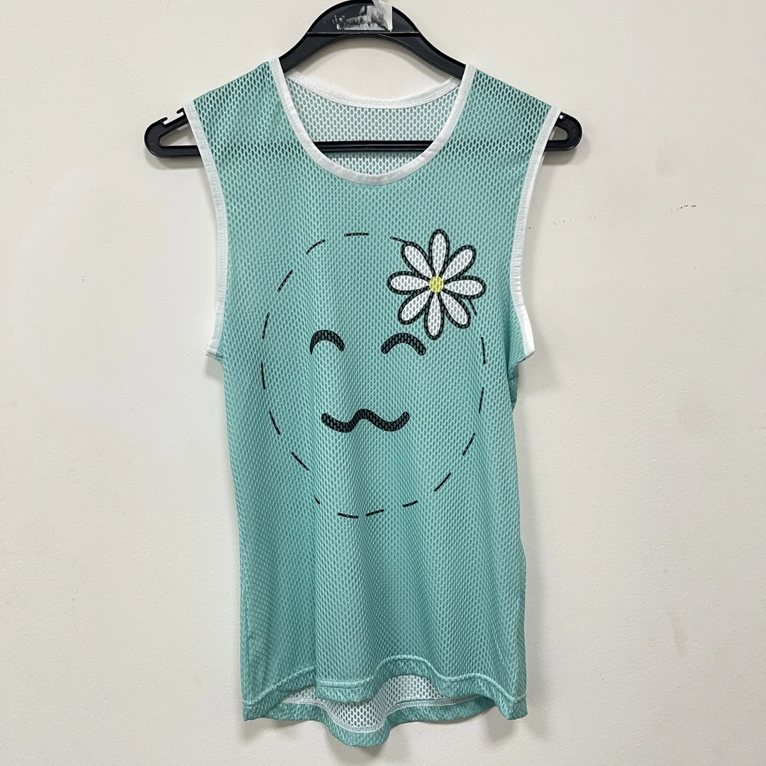 SQ 1753【蓝色娃娃排汗背心】内搭骑行服 吸湿排汗 透气速干