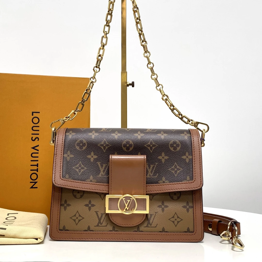 95新 LouisVuitton/路易威登 玺越奢品 LV 老花达芙妮CPLR082