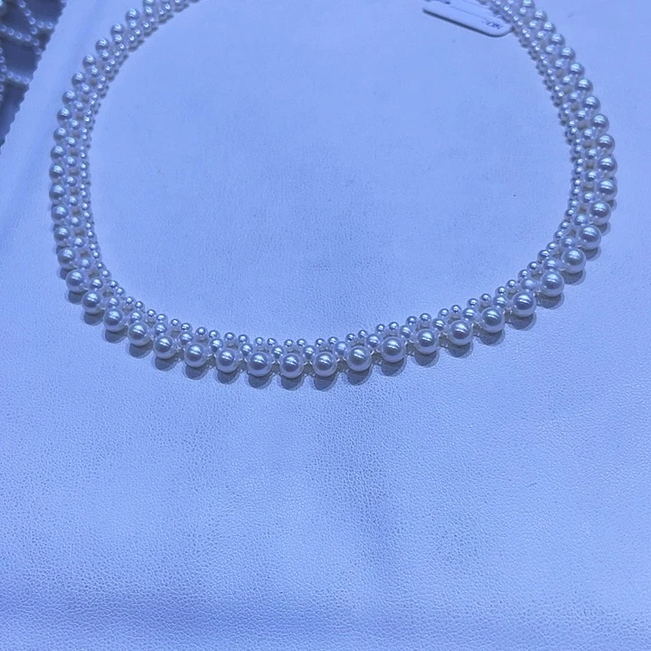 颈饰银S925镶嵌淡水珍珠