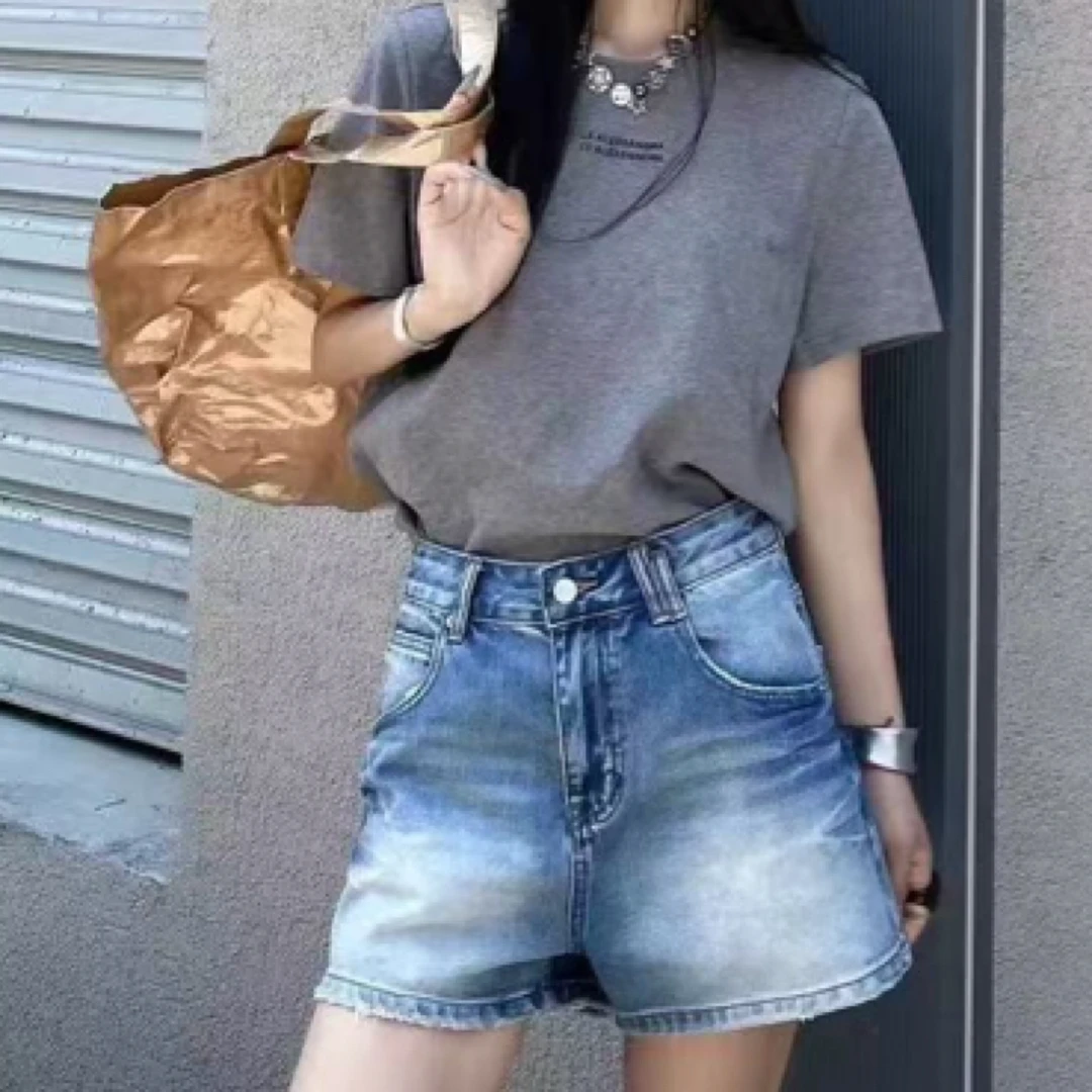 D50036南油爆款气质字母短袖T恤