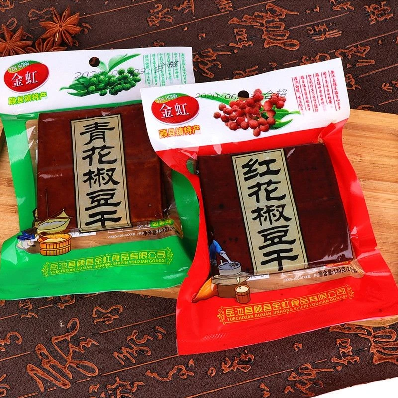 四川广安青花椒红花椒麻辣豆干120g/袋有嚼劲