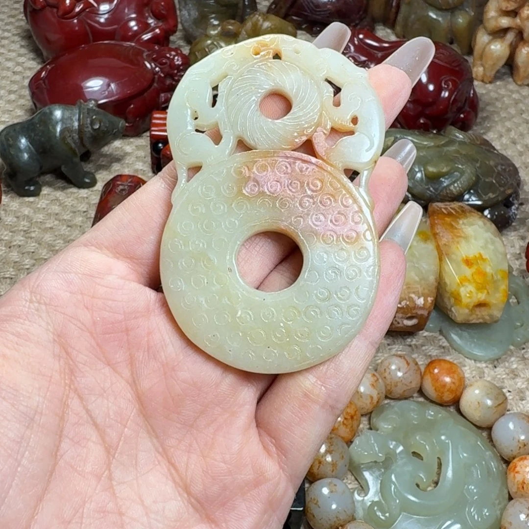 吊坠白玉菩提挂件