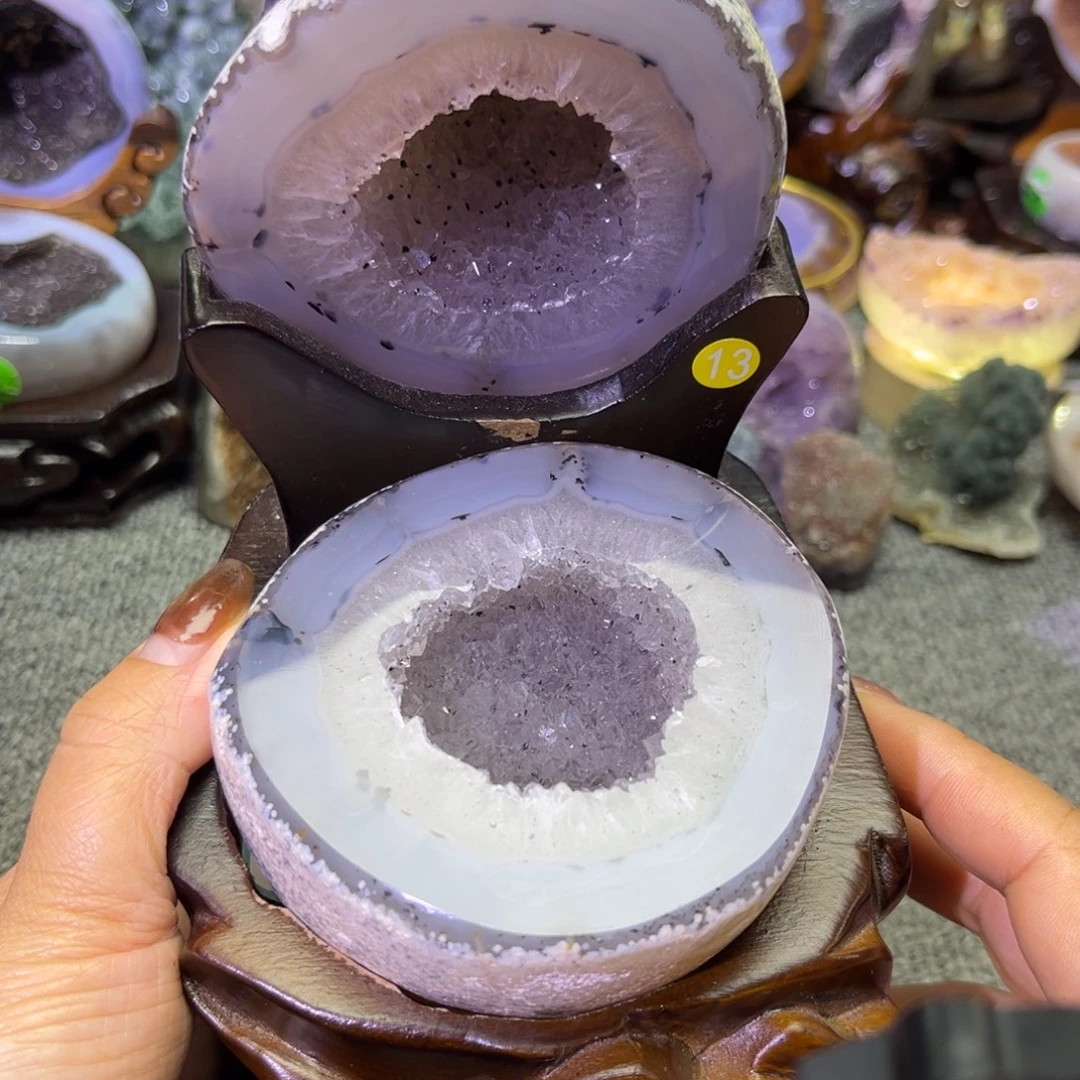 未镶嵌紫晶摆件水晶