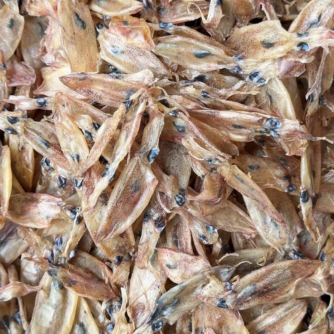 三亚淡晒灯光带墨小管鱿鱼干散装称重鱿鱼筒吹筒仔【个头偏小】