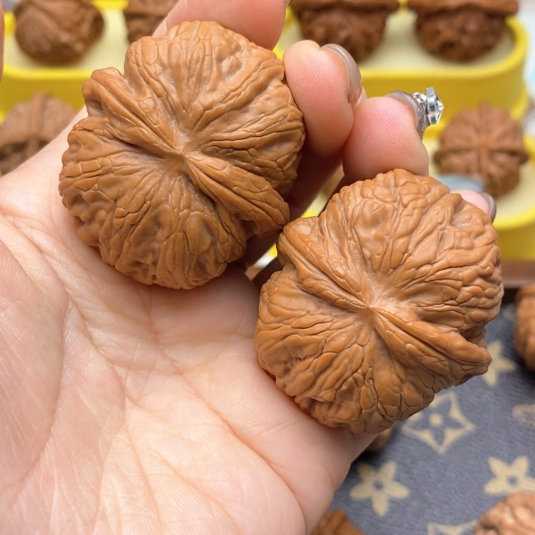 把件文玩核桃43尺精品元宝