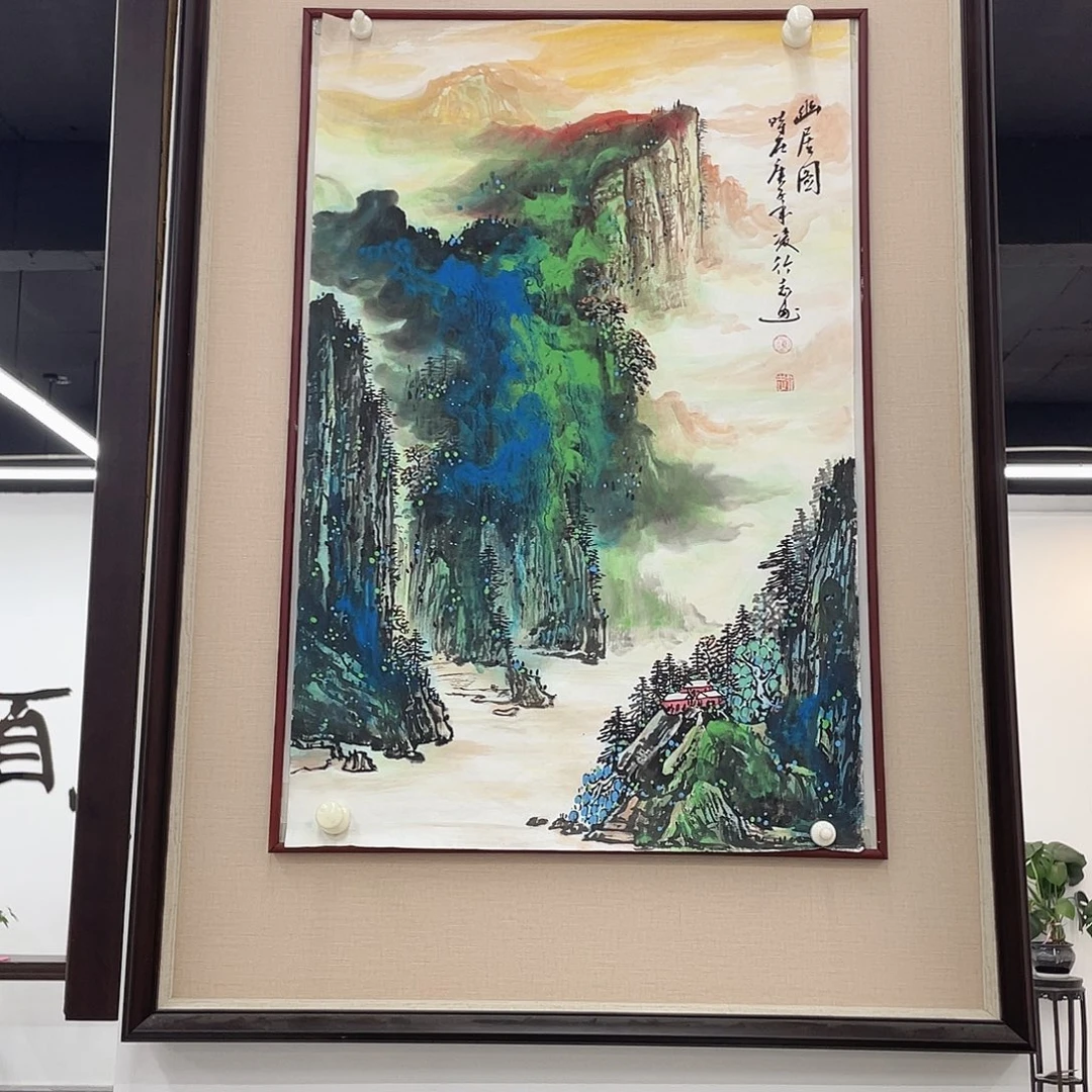 国画凌行志老师手绘国画作品