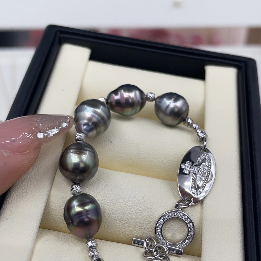 海水珍珠颈饰银S925镶嵌