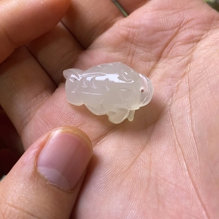 岫玉岫玉颈饰未镶嵌幸**人