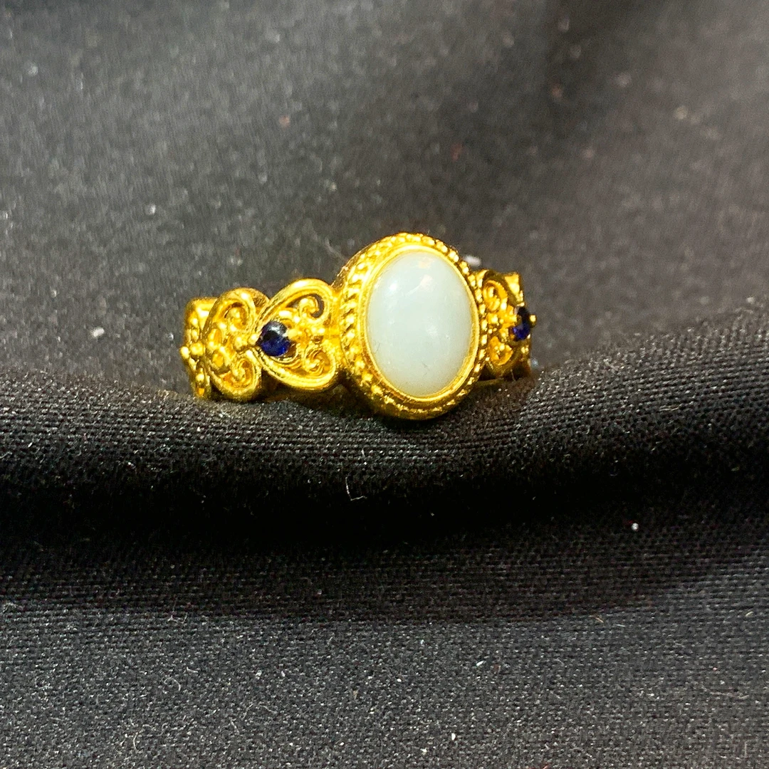 【珠宝一姐】翠彩钻戒指2502090011（一件/多样性发货）