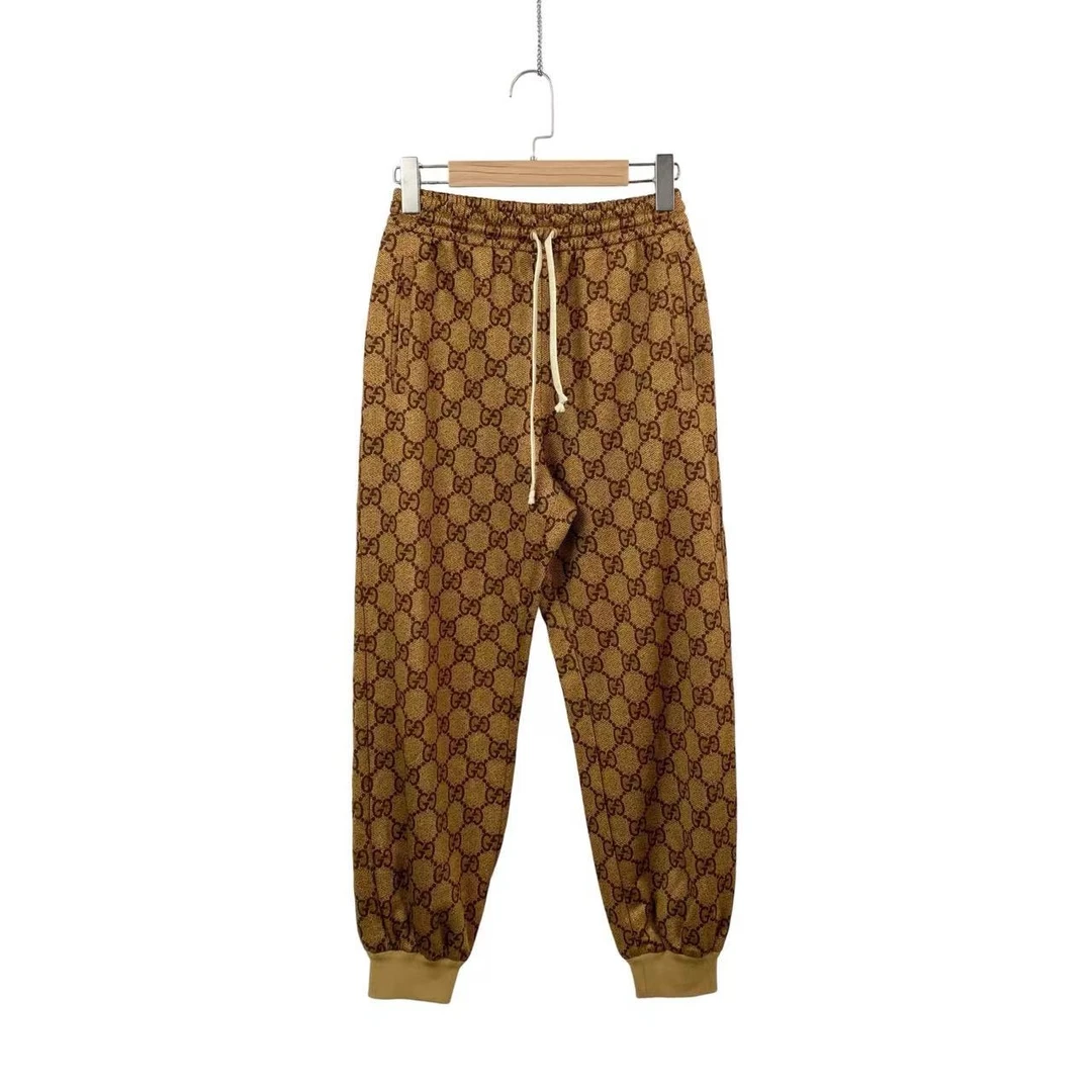 99新 GUCCI/古驰  qq0126 经典老花满印双g长裤 xs码 99新