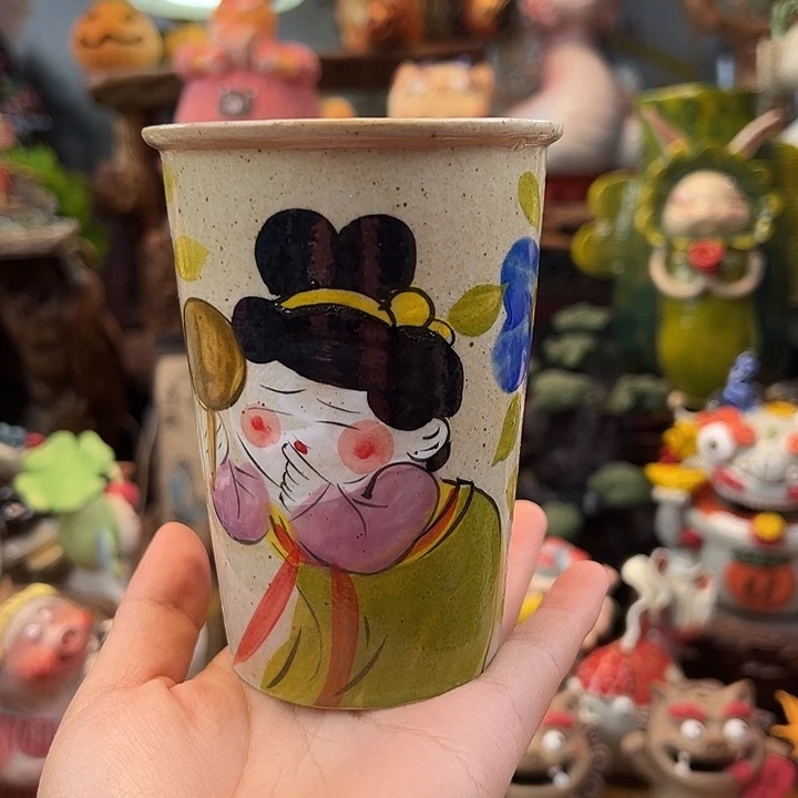 陶摆件小镇青花每日有新品