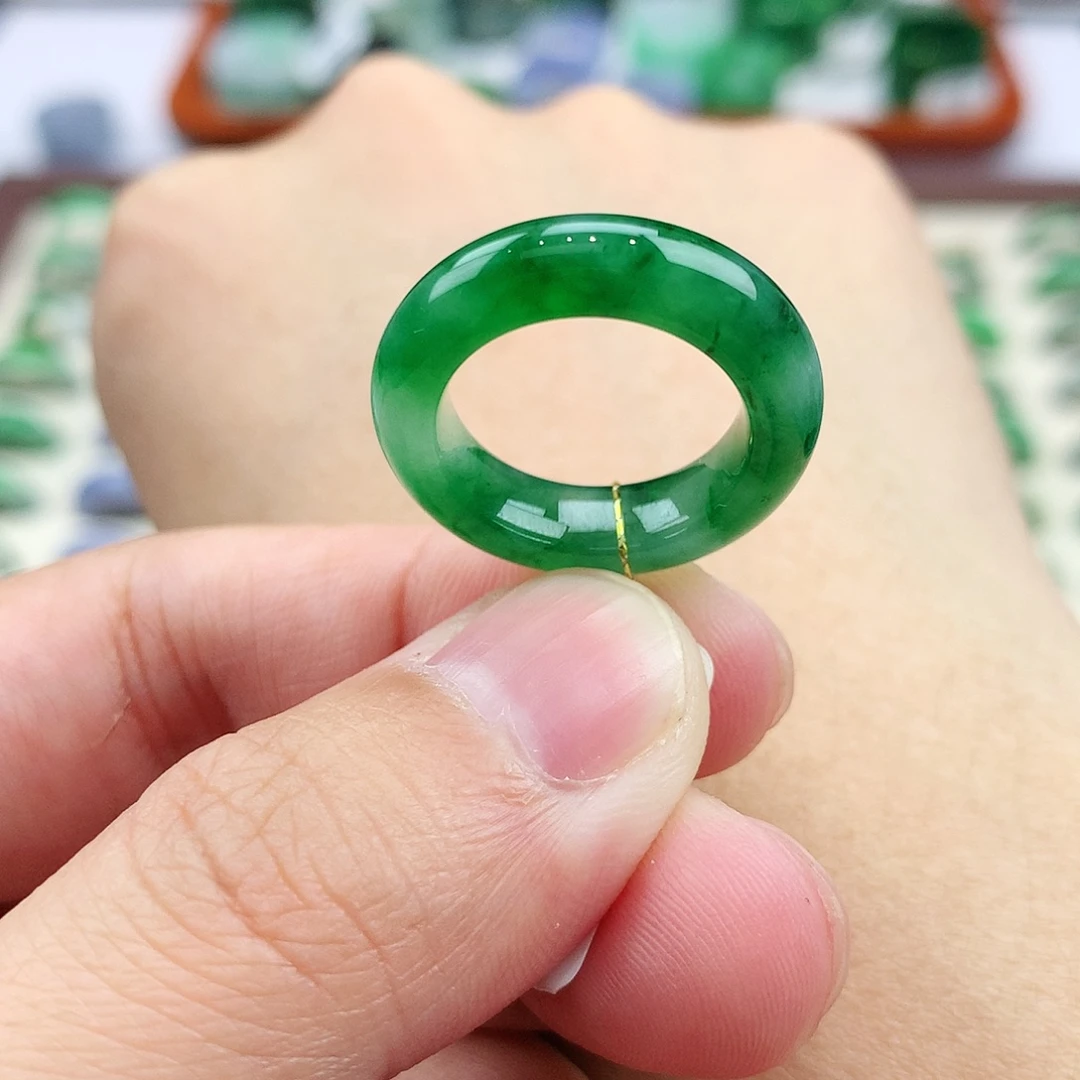 未镶嵌戒指翡翠9号
