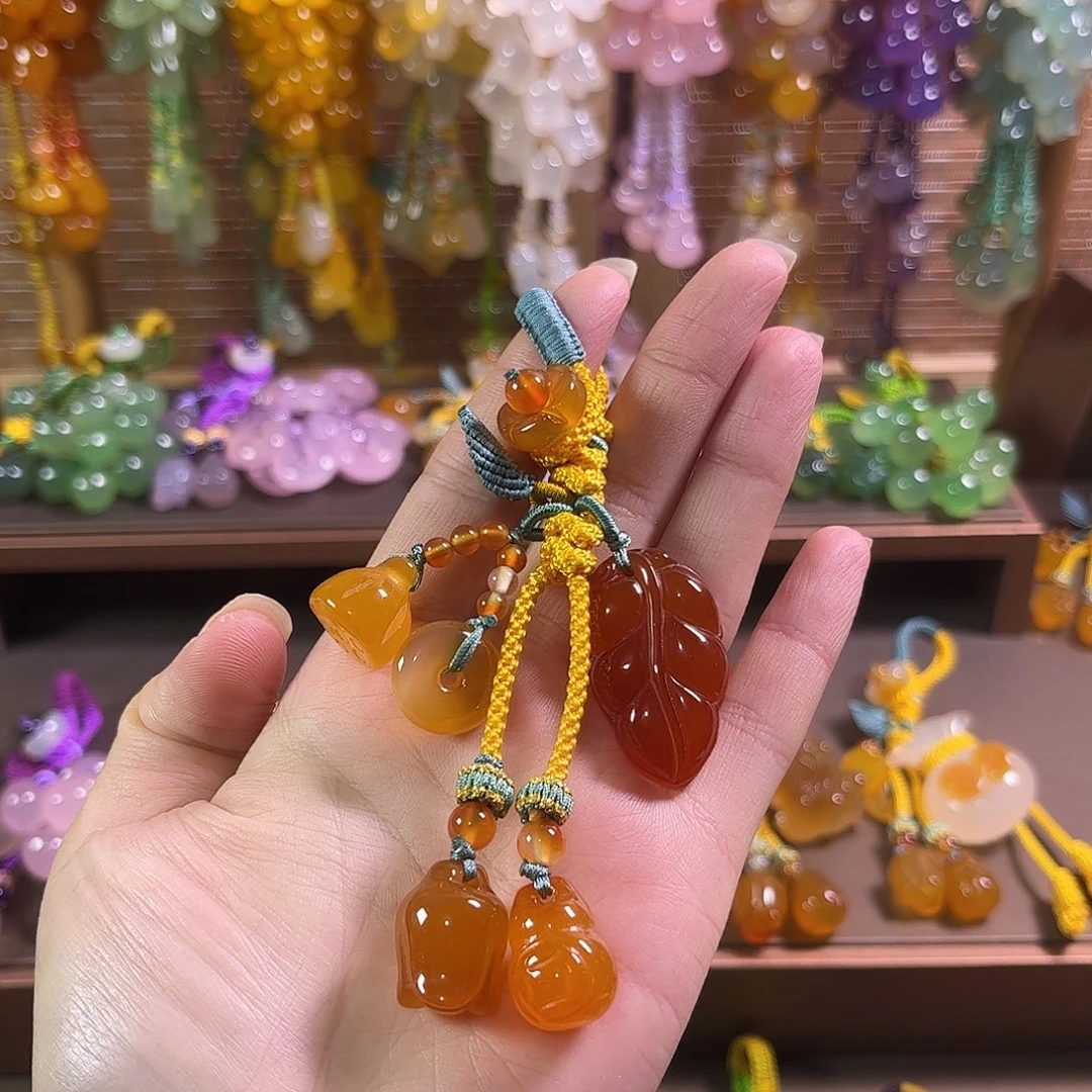 玛瑙/玉髓未镶嵌车挂