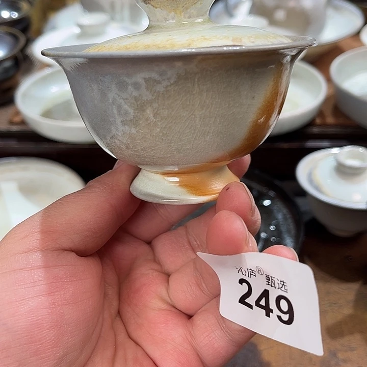 沁庐柴窑古法柴烧全手工茶具