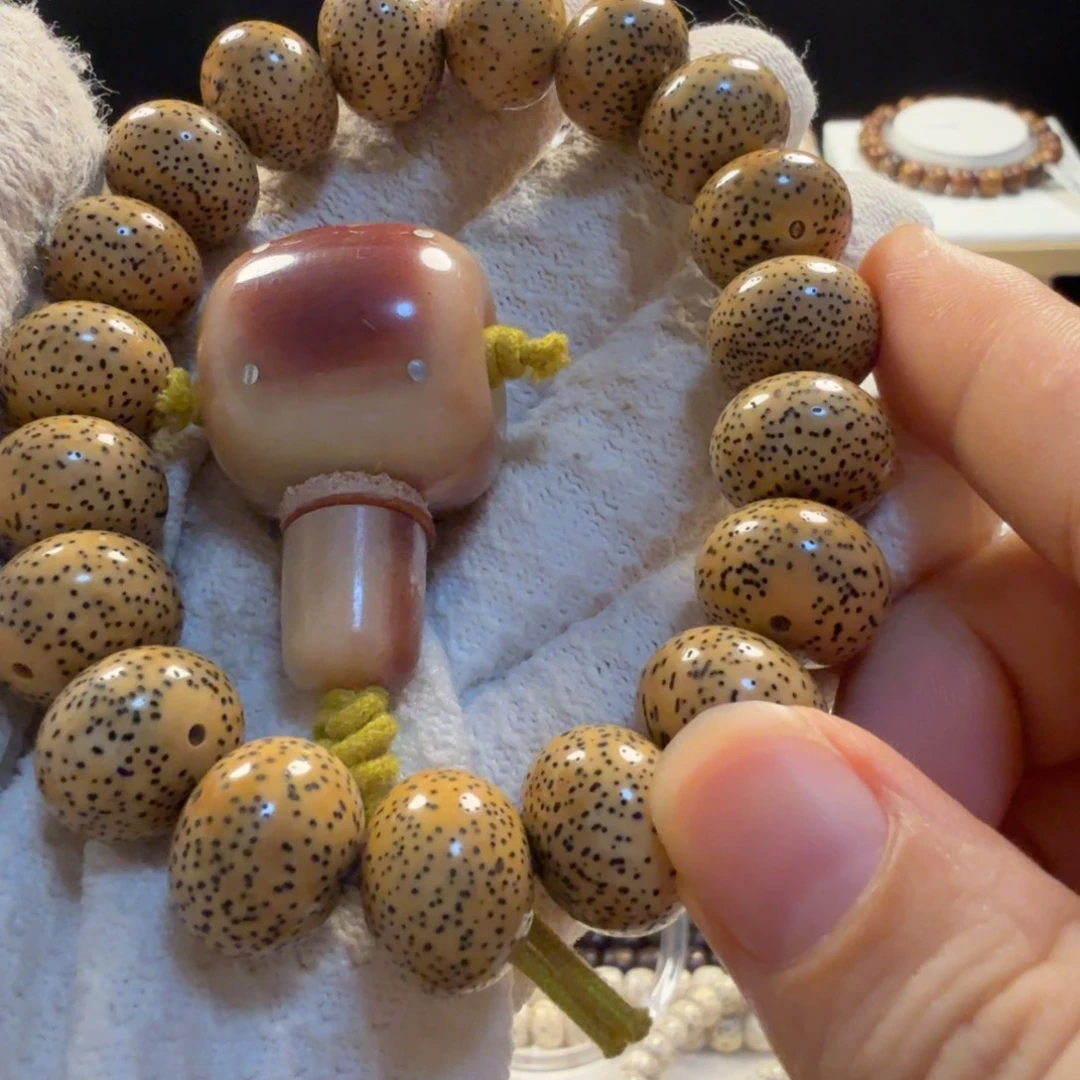 龙脊菩提把件星月菩提手串大尺寸月朗星稀