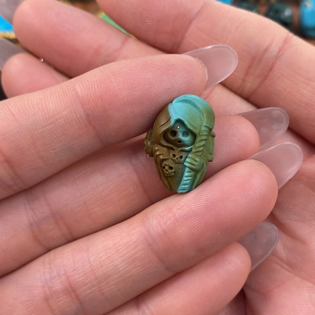 绿松石未镶嵌。死宝