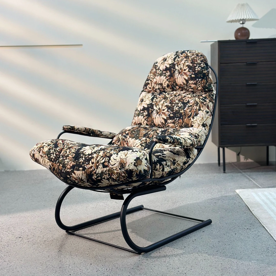 月亮弯懒人摇摇椅阳台家用大人沙发椅单人休闲午睡躺椅家用摇摇椅