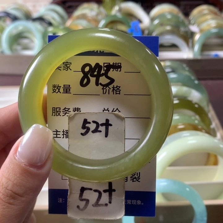 未镶嵌蛇纹石玉手镯845